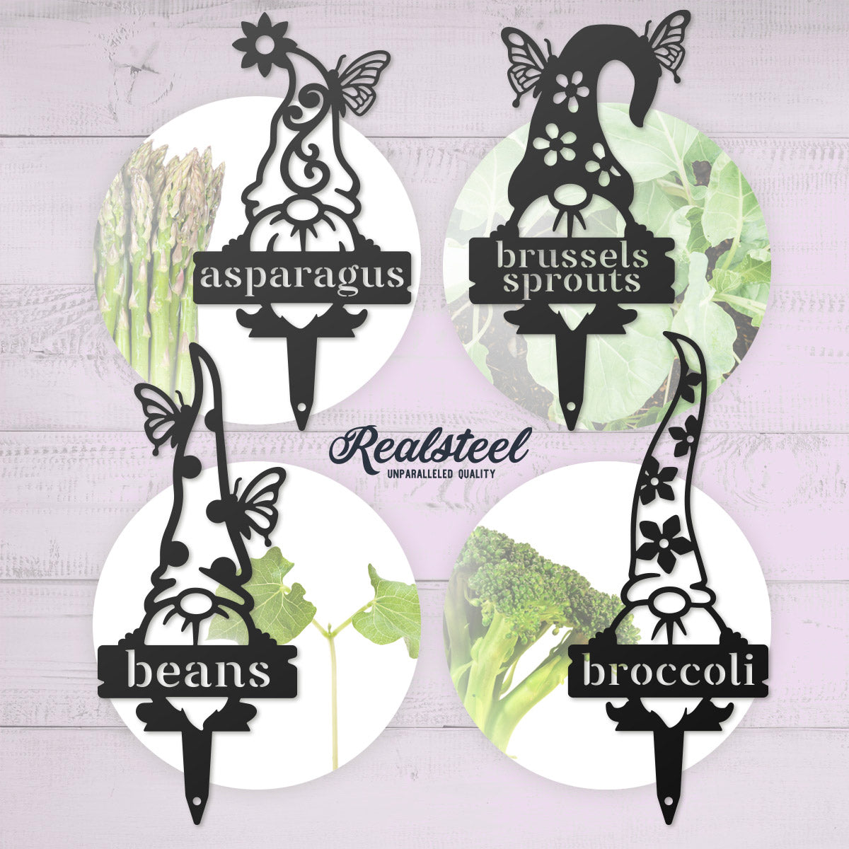 Garden Gnomes Plant Markers  - RealSteel Center