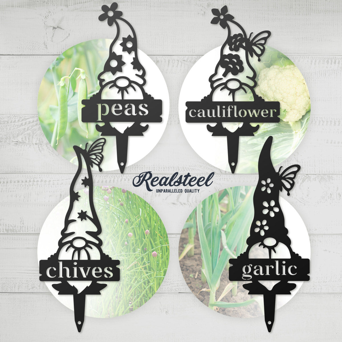 Garden Gnomes Plant Markers  - RealSteel Center