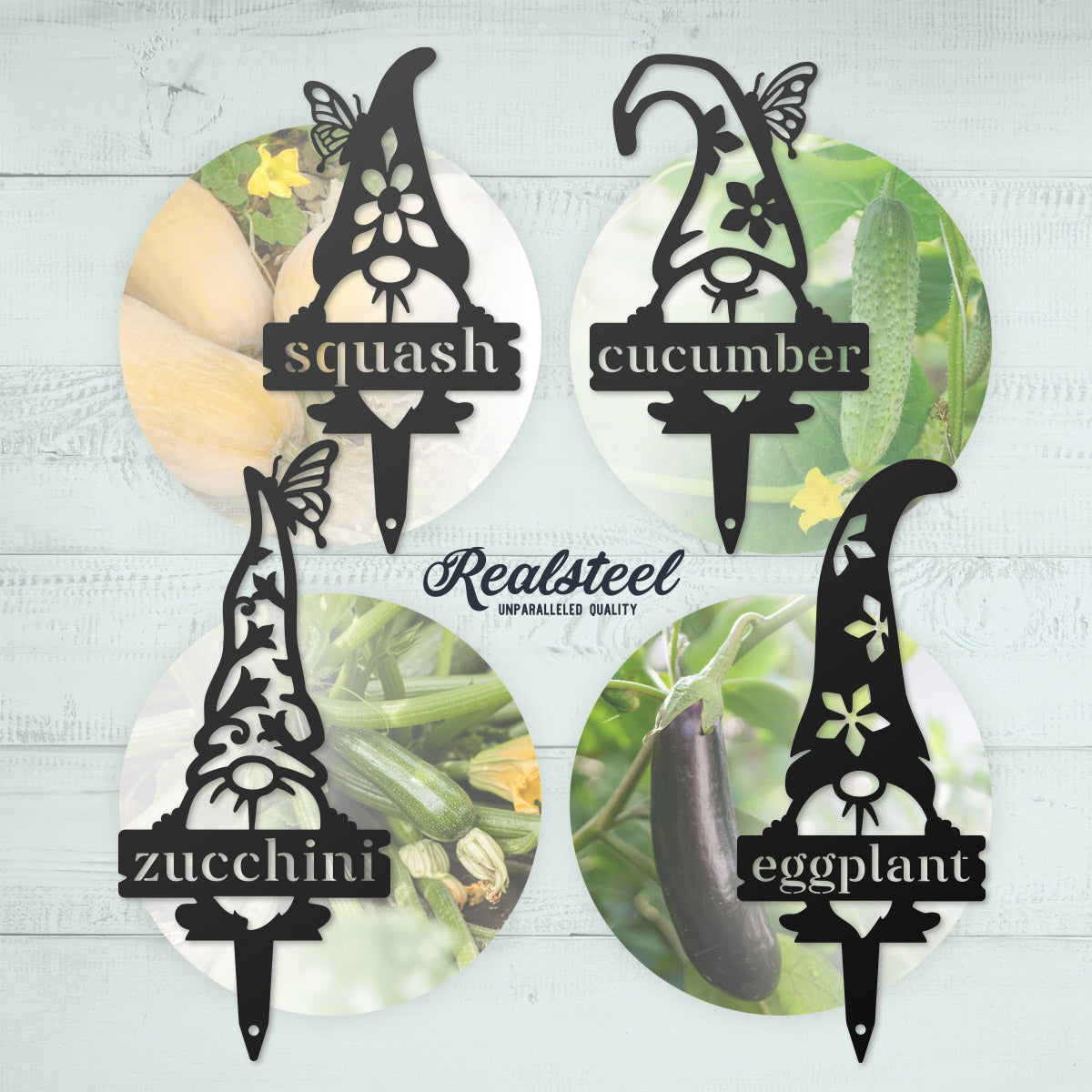 Garden Gnomes Plant Markers  - RealSteel Center