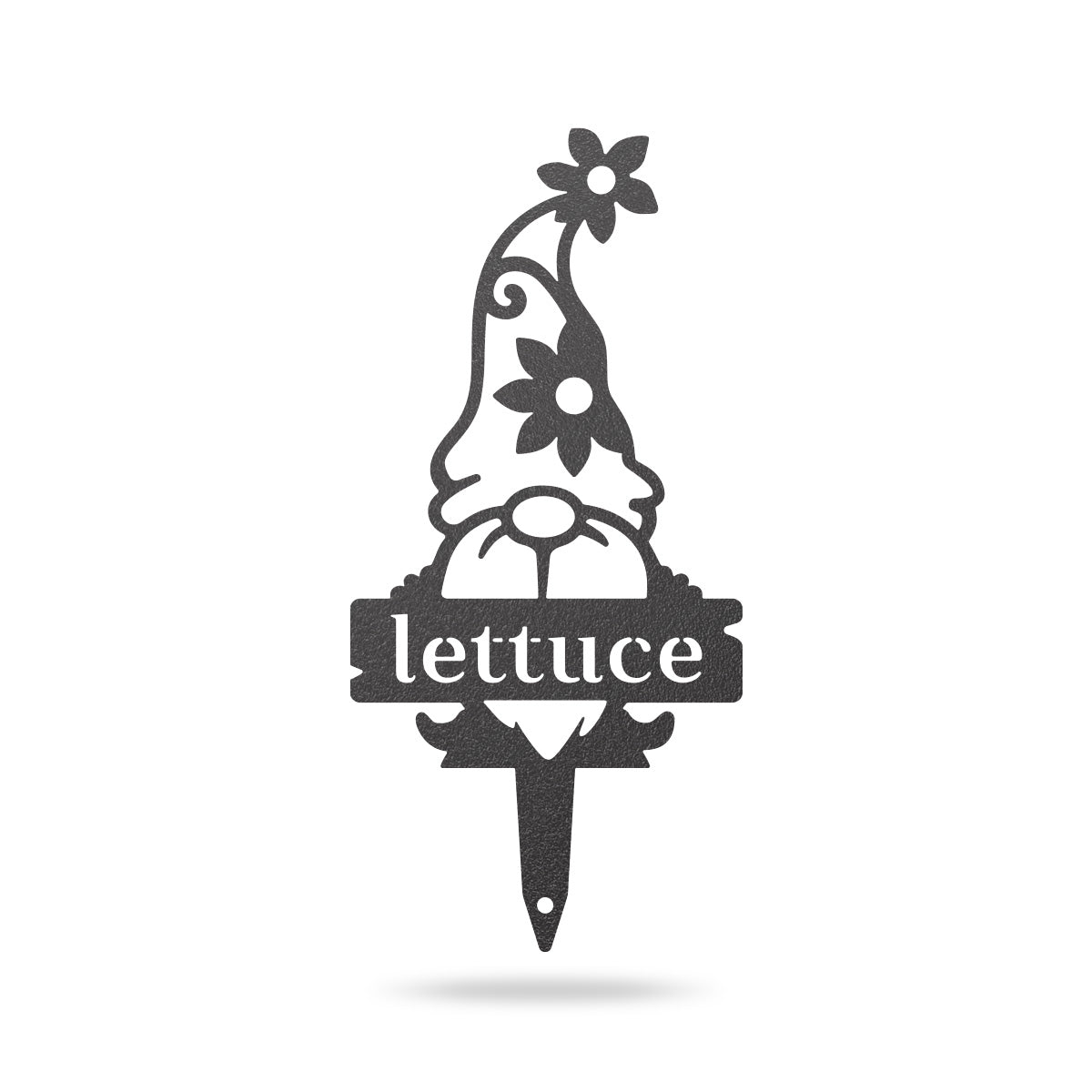 Garden Gnomes Plant Markers Small / Black / Lettuce - RealSteel Center