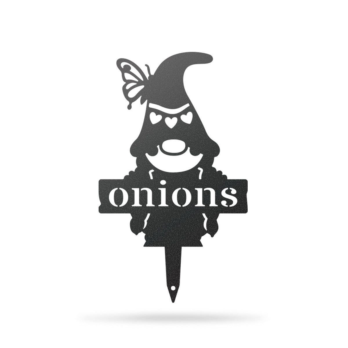 Garden Gnomes Plant Markers Small / Black / Onions - RealSteel Center