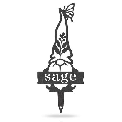 Garden Gnomes Plant Markers Small / Black / Sage - RealSteel Center