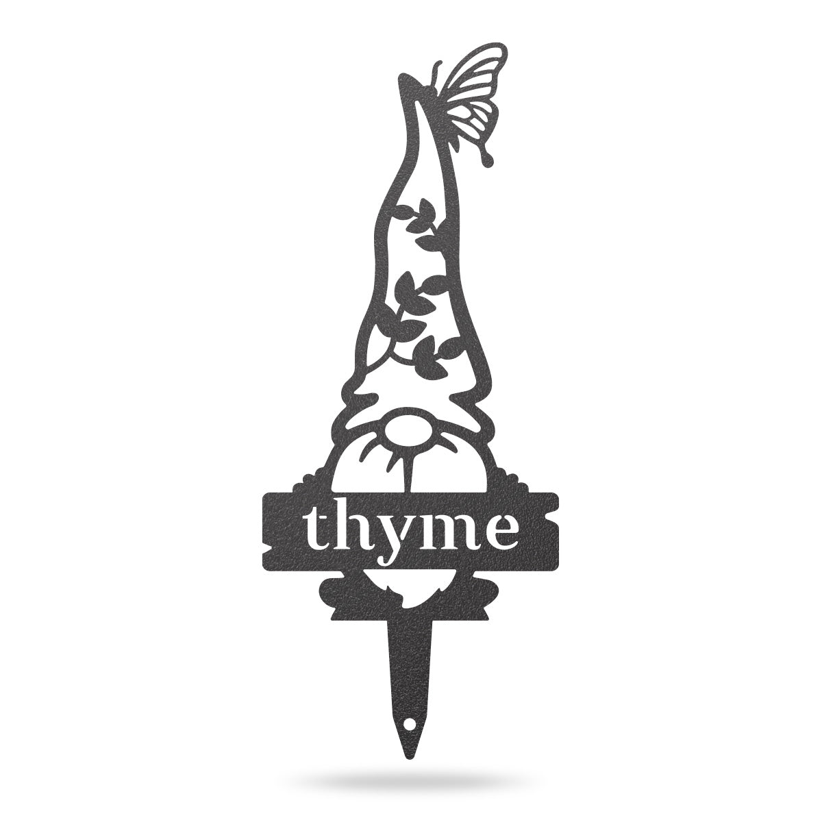 Garden Gnomes Plant Markers Small / Black / Thyme - RealSteel Center