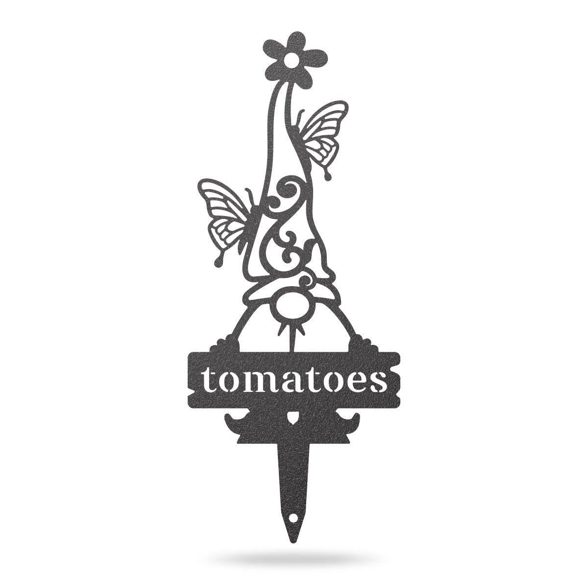 Garden Gnomes Plant Markers Small / Black / Tomatoes - RealSteel Center