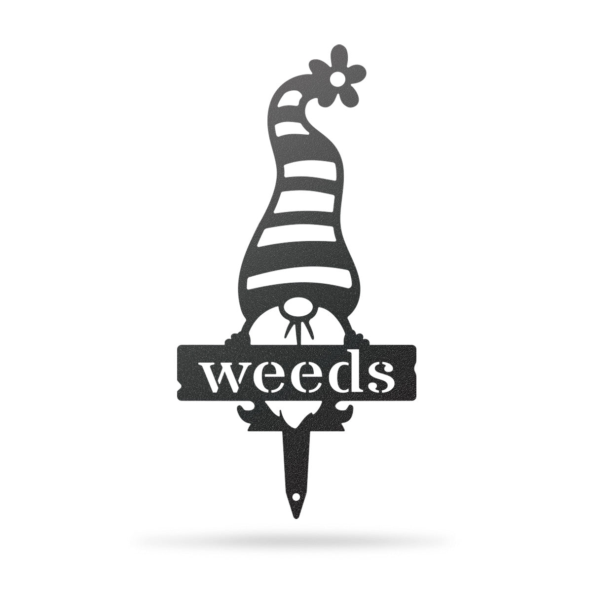 Garden Gnomes Plant Markers Small / Black / Weeds - RealSteel Center