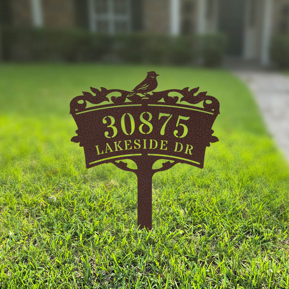 Garden Monogram Yard Sign  - RealSteel Center