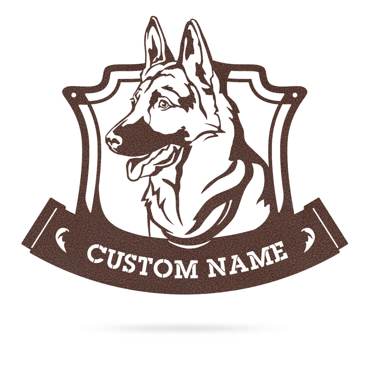 German Shepherd Monogram 15"x18" / Penny Vein - RealSteel Center