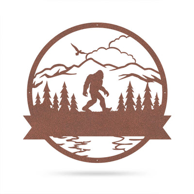 Great Outdoors Bigfoot Monogram 18" / Rust - RealSteel Center