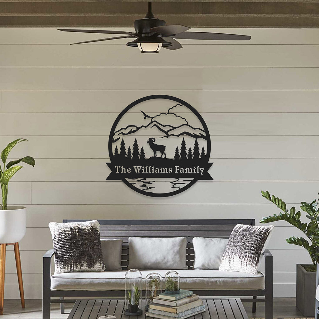 Great Outdoors Bighorn Sheep Monogram  - RealSteel Center