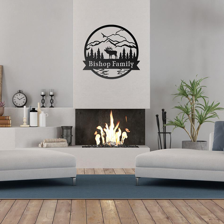 Great Outdoors Elk Monogram  - RealSteel Center