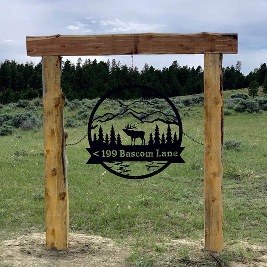 Great Outdoors Elk Monogram  - RealSteel Center