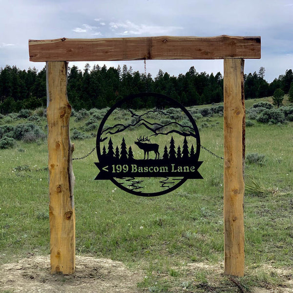 Great Outdoors Elk Monogram  - RealSteel Center