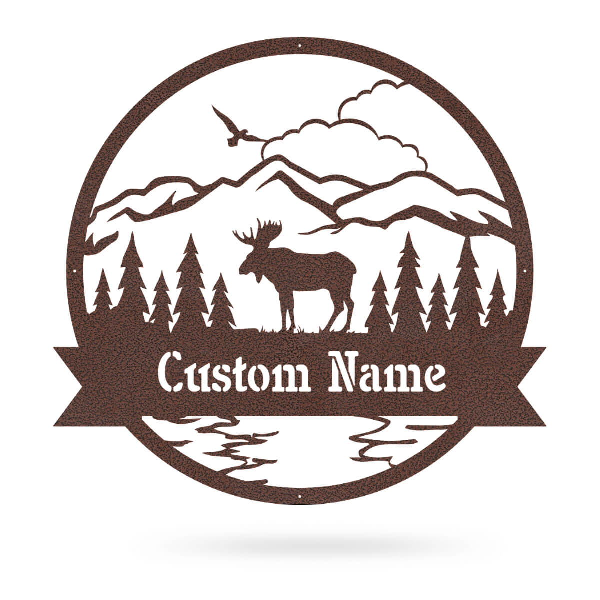 Great Outdoors Moose Monogram 18" / Penny Vein - RealSteel Center