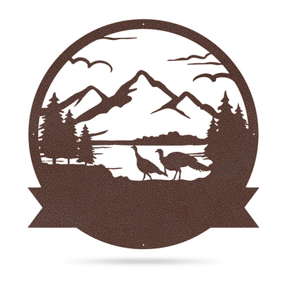 Great Outdoors Turkey Monogram 18" / Penny Vein - RealSteel Center