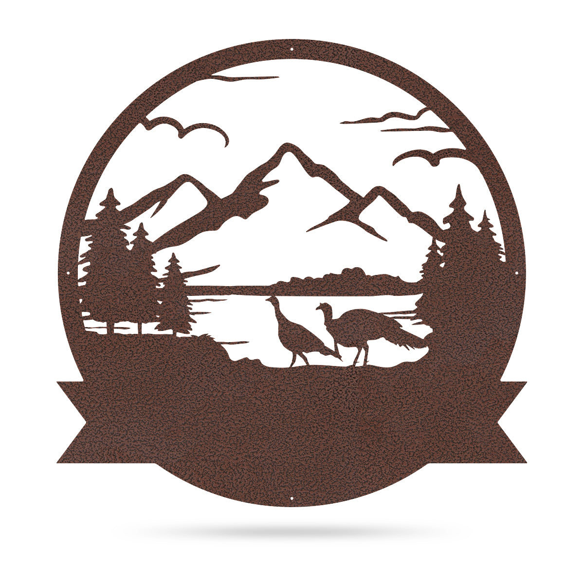 Great Outdoors Turkey Monogram 18" / Penny Vein - RealSteel Center