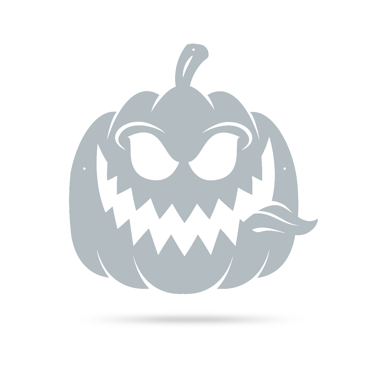 Halloween Evil Pumpkin 18"x18" / Textured Silver - RealSteel Center