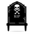 Halloween Tombstone Monogram 30"x21" / Black - RealSteel Center