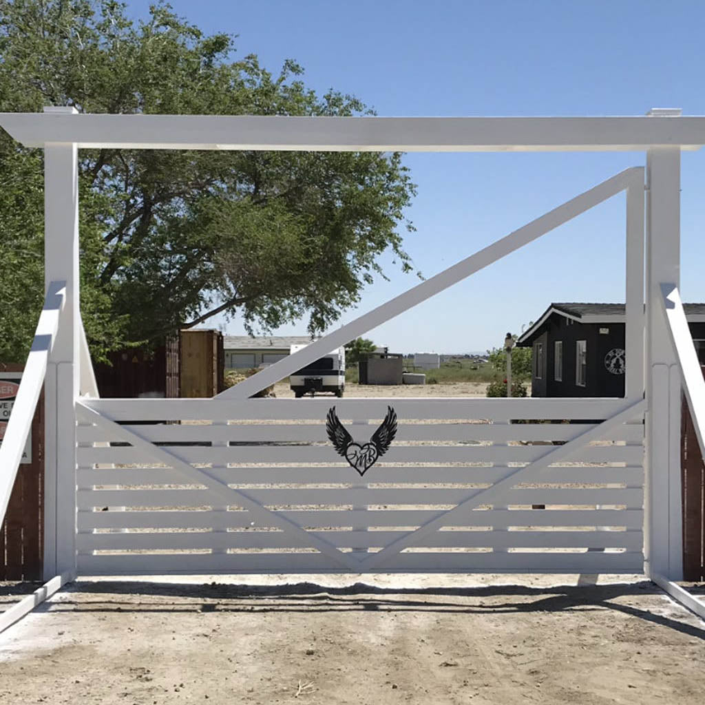 Heart with Angel Wings Monogram  - RealSteel Center