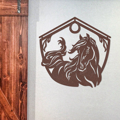 Horse and Barn Sign  - RealSteel Center