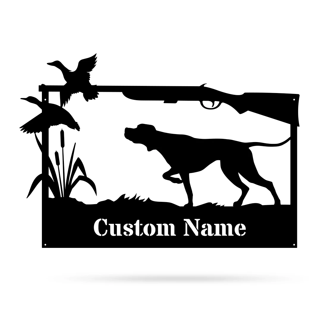 Hunting Dog Monogram  - RealSteel Center