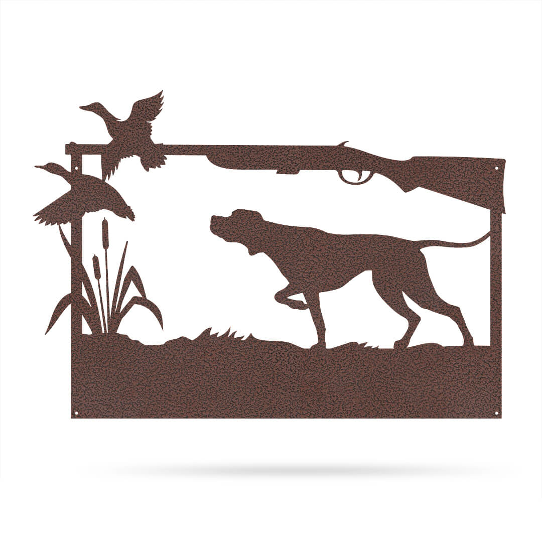 Hunting Dog Monogram 17"x24" / Penny Vein - RealSteel Center