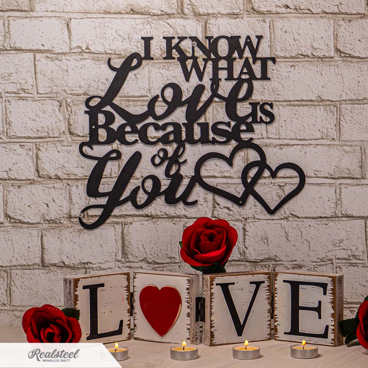 I Know What Love Is Wall Art  - RealSteel Center