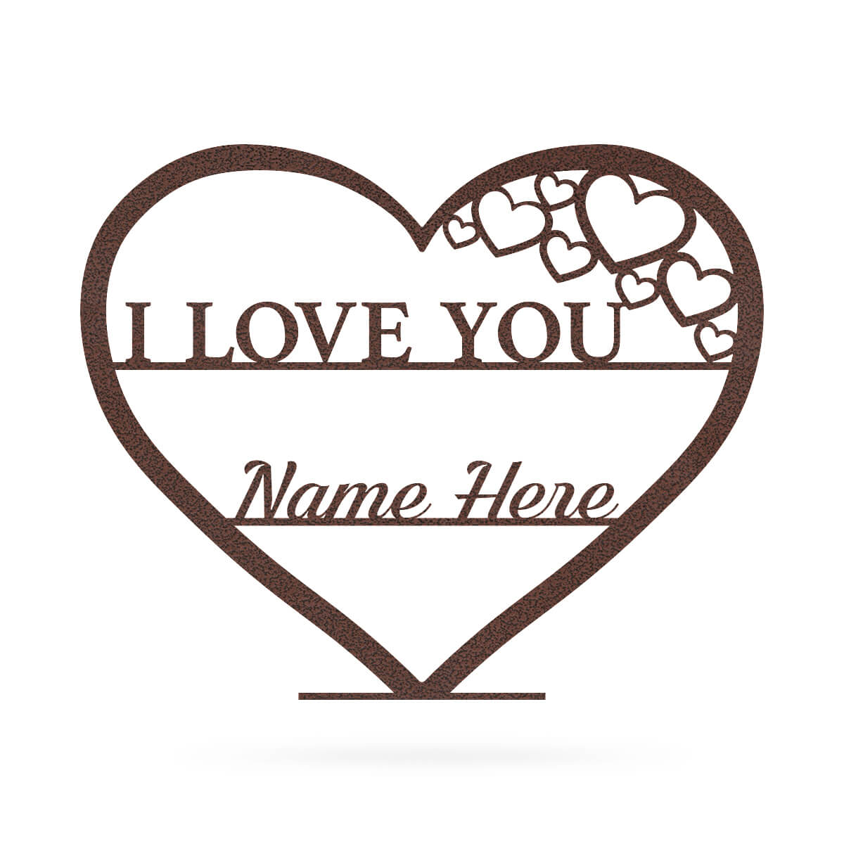 I Love You Monogram 9"x11" / Penny Vein - RealSteel Center