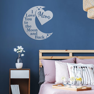 Love You To The Moon Wall Art - Mom Ltd  - RealSteel Center