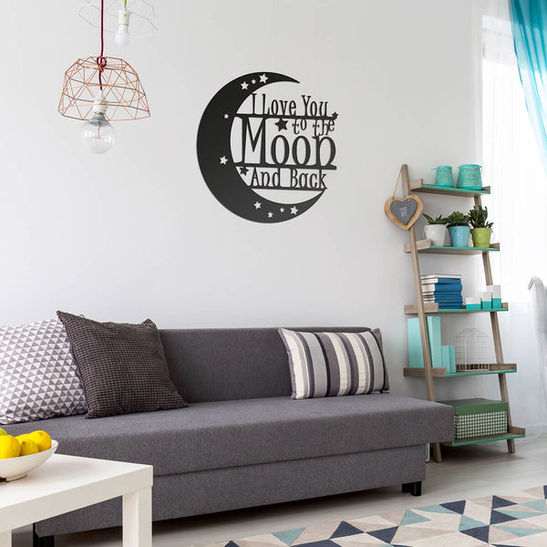 Love Knows No Limits With This Love You To The Moon Wall Art - 2nd
