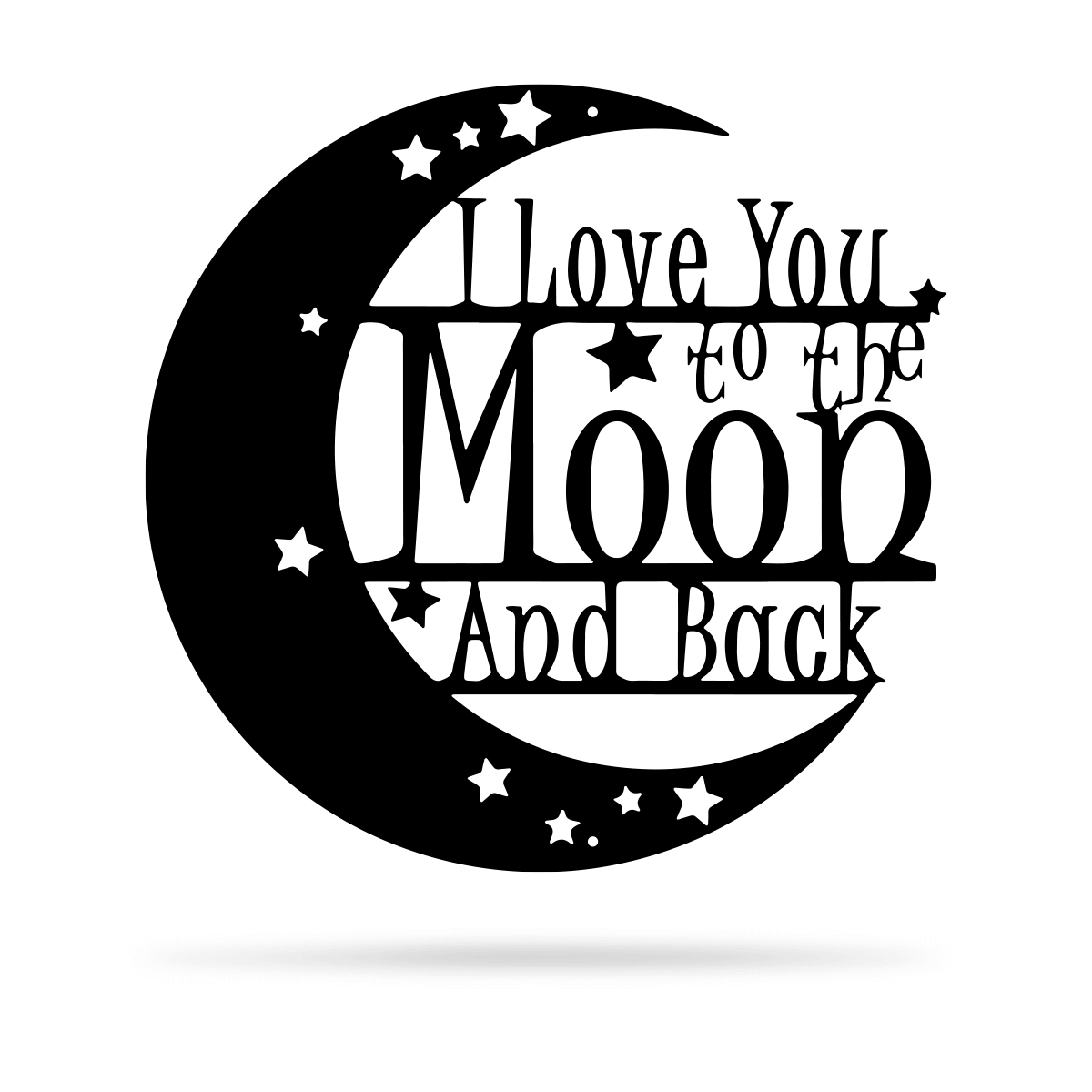 Love You To The Moon Wall Art - 2nd Ed  - RealSteel Center