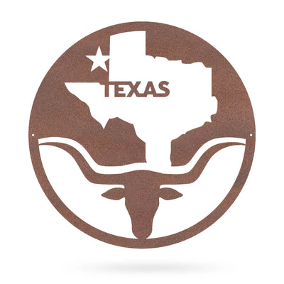 Lone Star Longhorn 18" / Rust - RealSteel Center