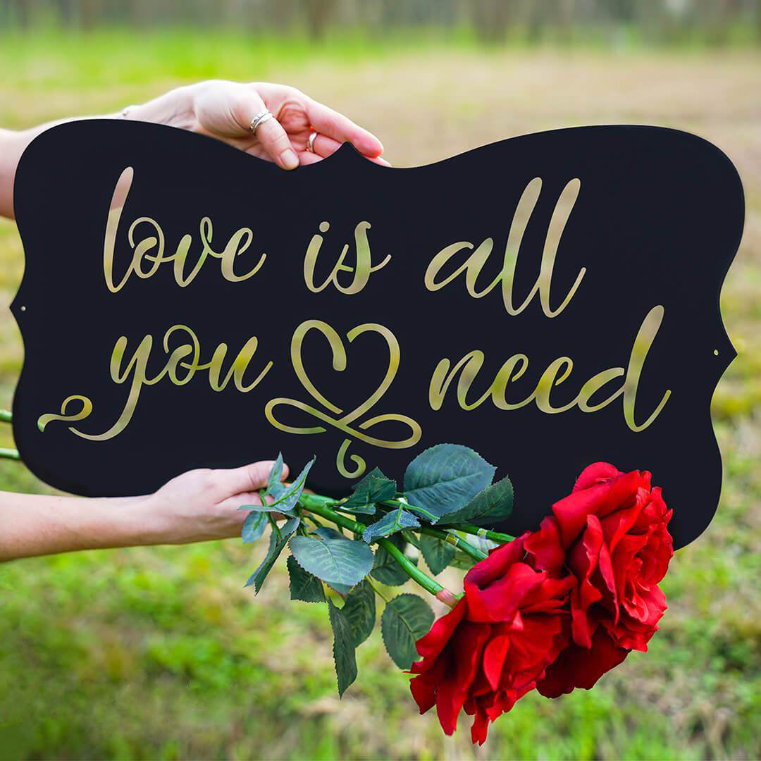 Love Is All You Need Wall Art  - RealSteel Center