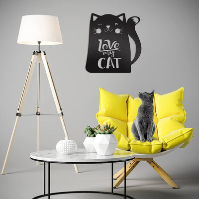 Love My Cat Wall Art  - RealSteel Center