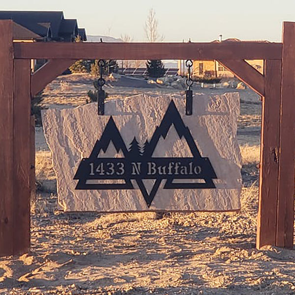 Mountains Split Monogram  - RealSteel Center