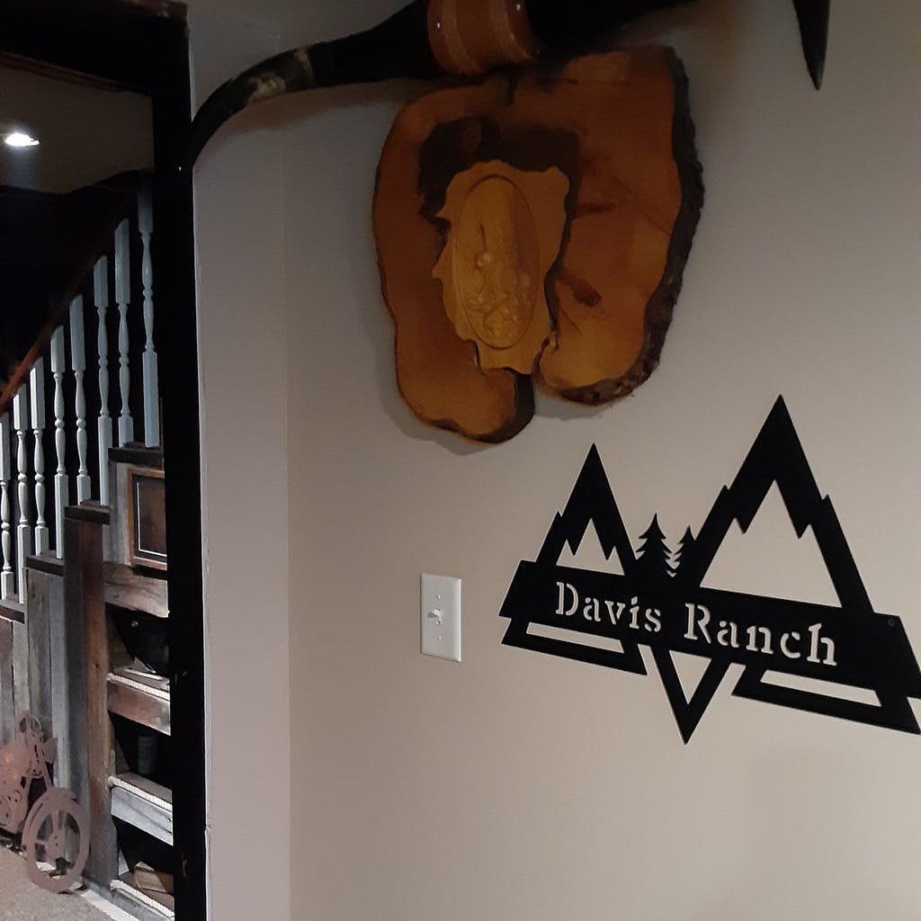 Mountains Split Monogram  - RealSteel Center