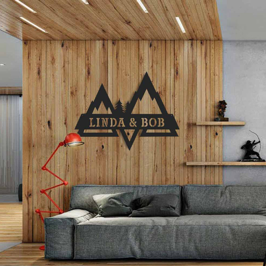 Mountains Split Monogram  - RealSteel Center