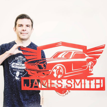 Muscle Car Monogram  - RealSteel Center