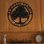 Oak Tree Personalized Metal Name Sign  - RealSteel Center