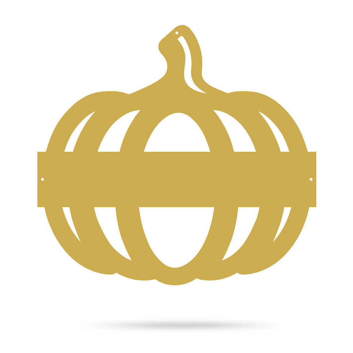 Pumpkin Monogram 18" / Gold - RealSteel Center