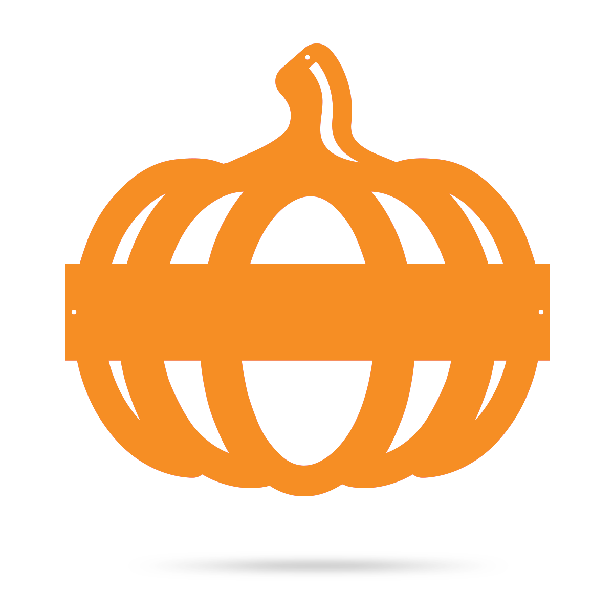 Pumpkin Monogram 18" / Orange - RealSteel Center