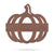 Pumpkin Monogram 18" / Rust - RealSteel Center