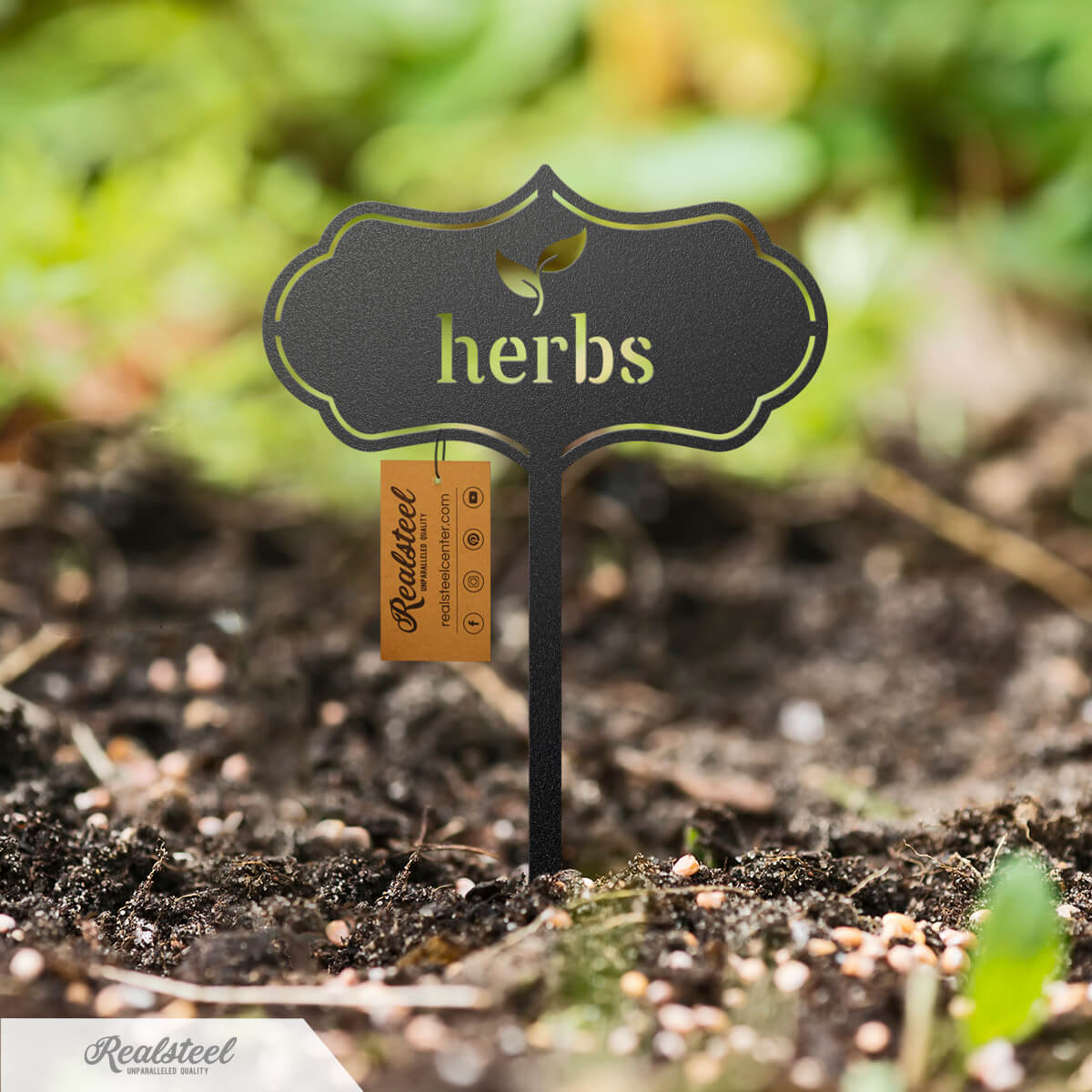 garden seed markers Elevate Your Gardens Appearance: Handcrafted Seed & Plant Markers – RealSteel Center