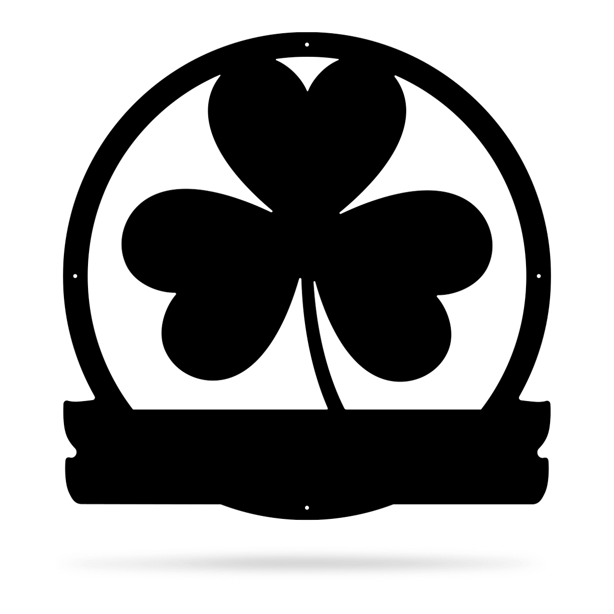 Shamrock Monogram 18" / Black - RealSteel Center