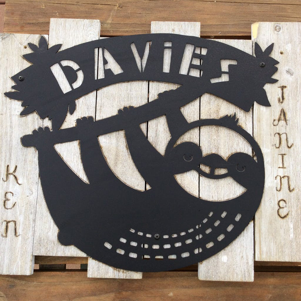 Sloth Character Monogram  - RealSteel Center