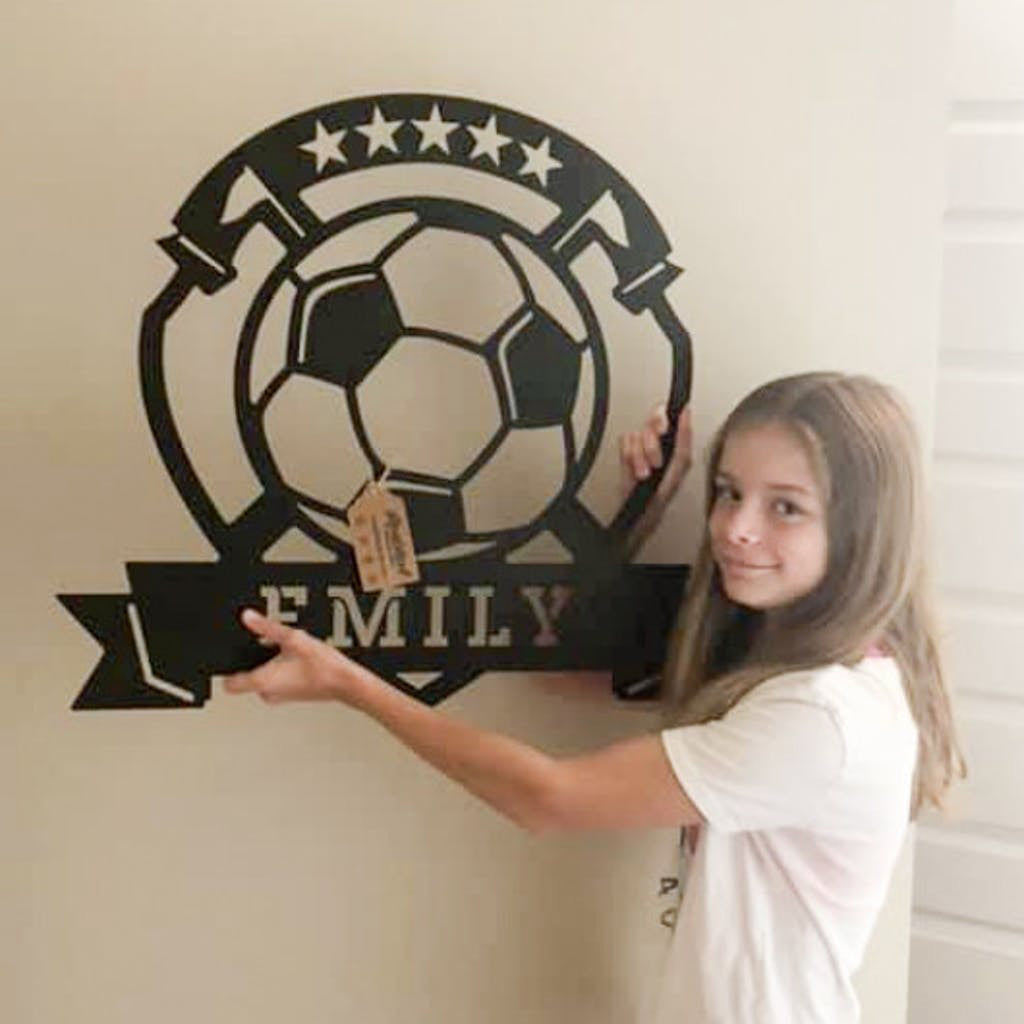 Soccer Ball Monogram  - RealSteel Center
