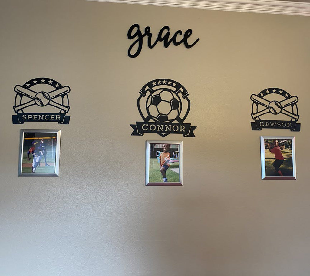 Soccer Ball Monogram  - RealSteel Center