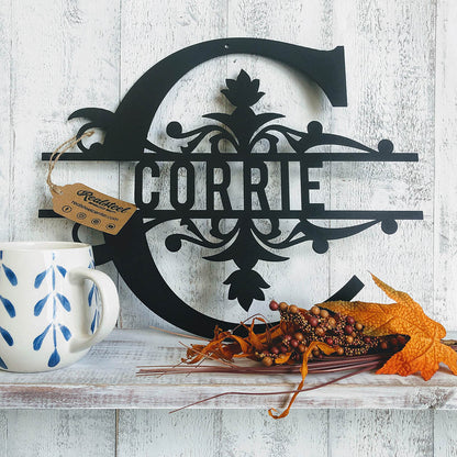 Split Letter Name Monogram - RealSteel Center