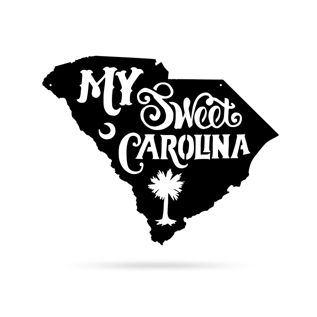 Sweet Carolina Sign 14.5"x18" / Black - RealSteel Center