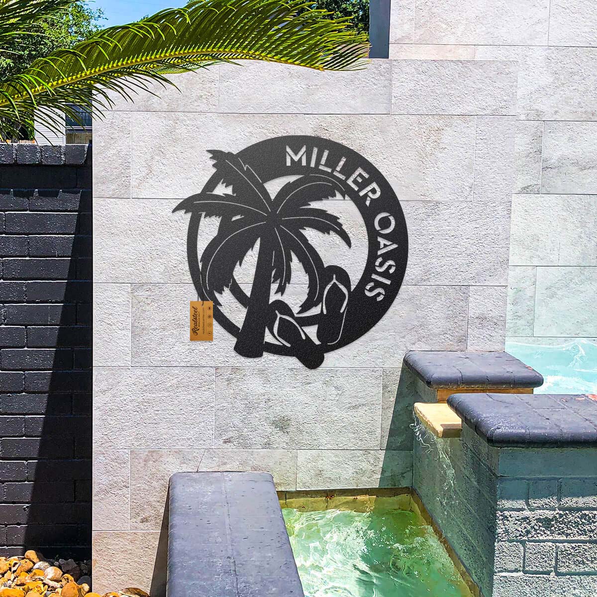 Tropical Oasis Monogram  - RealSteel Center