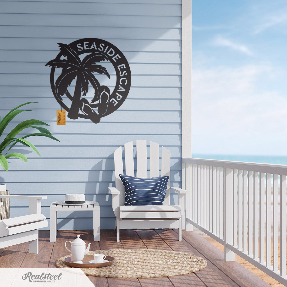 Tropical Oasis Monogram  - RealSteel Center